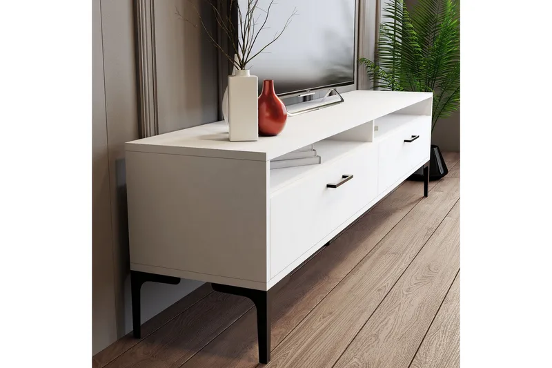 Andifli Tv-möbelset 180x47 cm - Vit - Möbler - Vardagsrum - Tv-möbler & mediamöbler - Tv-möbelset