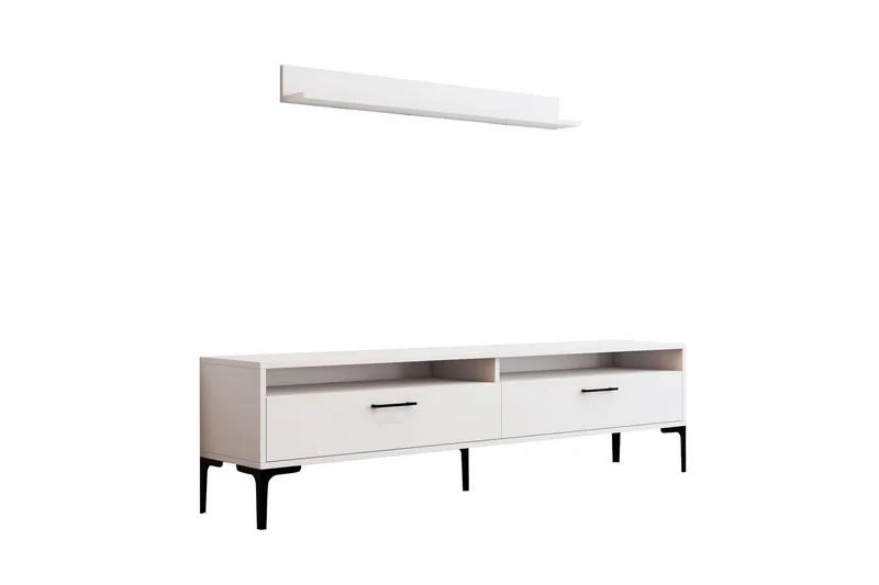 Andifli Tv-möbelset 180x47 cm - Vit - Möbler - Vardagsrum - Tv-möbler & mediamöbler - Tv-möbelset