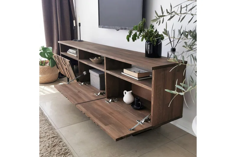 Andifli Tv-möbelset 50x15 cm - Brun - Möbler - Vardagsrum - Tv-möbler & mediamöbler - Tv-möbelset