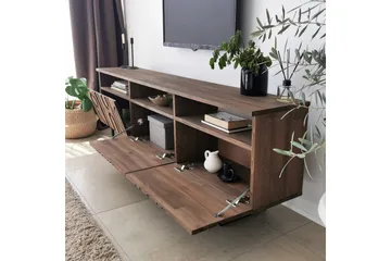 Andifli Tv-möbelset 50x15 cm - Brun - Möbler - Vardagsrum - Tv-möbler & mediamöbler - Tv-möbelset