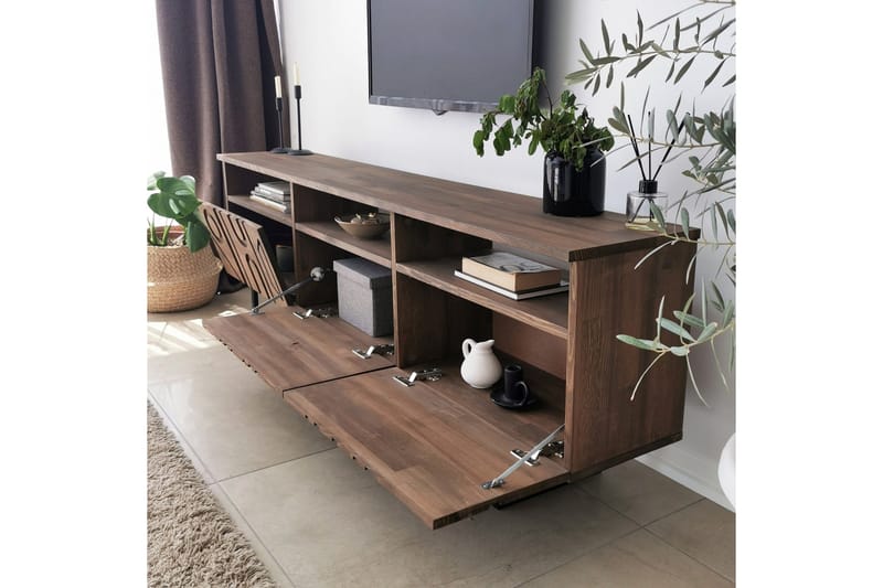 Andifli Tv-möbelset 50x15 cm - Brun - Möbler - Vardagsrum - Tv-möbler & mediamöbler - Tv-möbelset