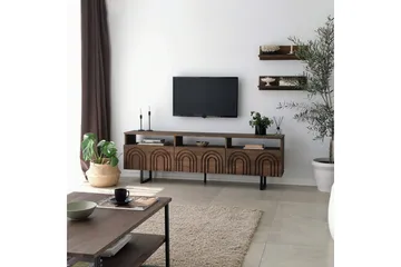 Andifli Tv-möbelset 50x15 cm - Brun - Möbler - Vardagsrum - Tv-möbler & mediamöbler - Tv-möbelset