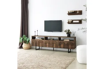 Andifli Tv-möbelset 50x15 cm - Brun - Möbler - Vardagsrum - Tv-möbler & mediamöbler - Tv-möbelset