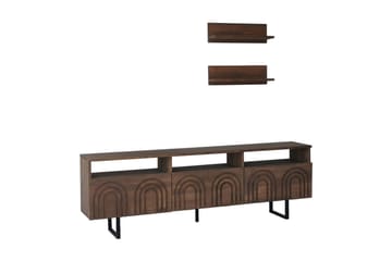 Andifli Tv-möbelset 50x15 cm - Brun - Möbler - Vardagsrum - Tv-möbler & mediamöbler - Tv-möbelset