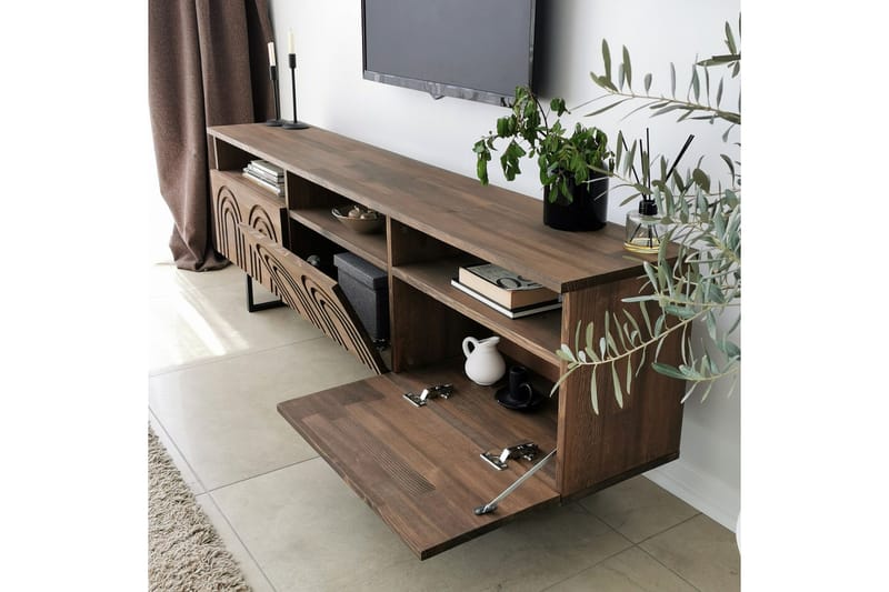 Andifli Tv-möbelset 50x15 cm - Brun - Möbler - Vardagsrum - Tv-möbler & mediamöbler - Tv-möbelset