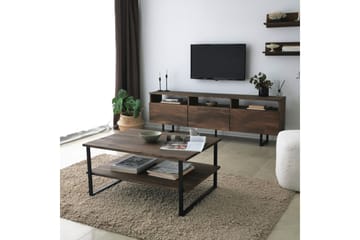 Andifli Tv-möbelset 50x15 cm - Brun - Möbler - Vardagsrum - Tv-möbler & mediamöbler - Tv-möbelset