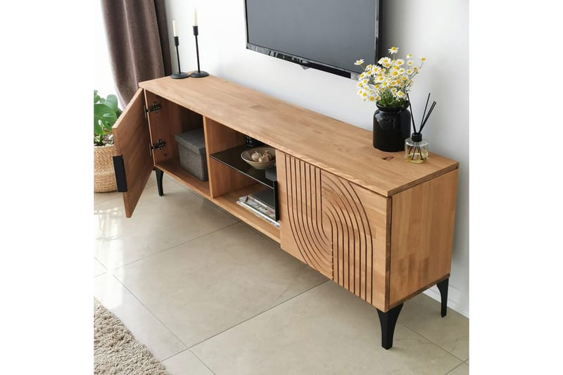 Andifli Tv-möbelset 50x15 cm - Brun - Möbler - Vardagsrum - Tv-möbler & mediamöbler - Tv-möbelset