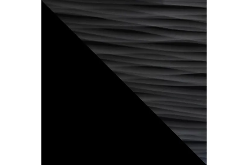 Apryl Modern TV Mediamöbel med Vitrinskåp och LED-belysning - Svart / Trä / Glas - Möbler - Vardagsrum - Tv-möbler & mediamöbler - Tv-möbelset