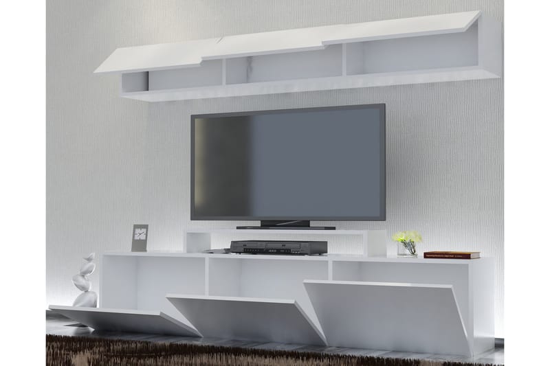 Decorotika Tv-bänk - Vit - Möbler - Vardagsrum - Tv-möbler & mediamöbler - Tv-möbelset