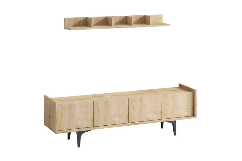 Desgrar Tv-möbelset 150x57 cm - Blå - Möbler - Vardagsrum - Tv-möbler & mediamöbler - Tv-möbelset