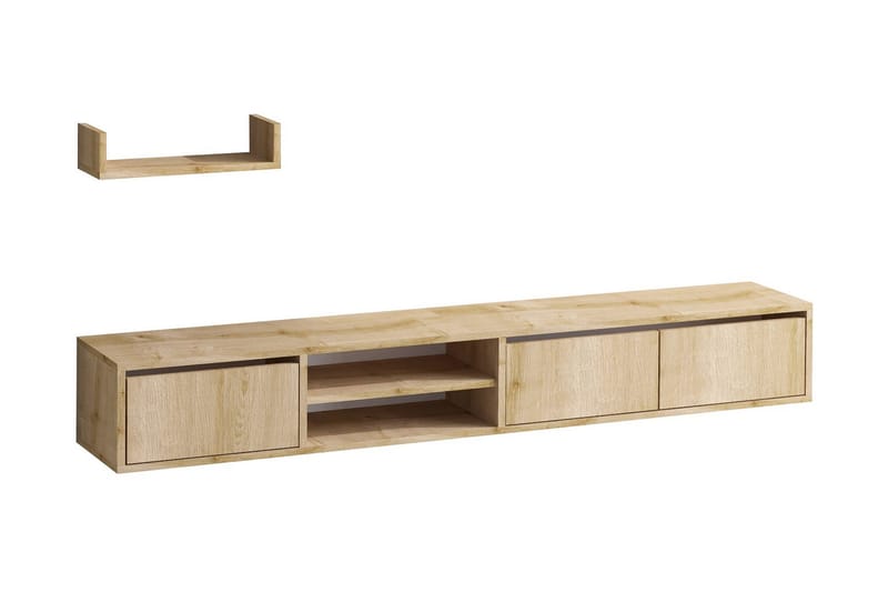 Desgrar Tv-möbelset 180x25 cm - Natur - Möbler - Vardagsrum - Tv-möbler & mediamöbler - Tv-möbelset