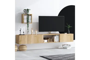 Desgrar Tv-möbelset 180x25 cm - Natur - Möbler - Vardagsrum - Tv-möbler & mediamöbler - Tv-möbelset