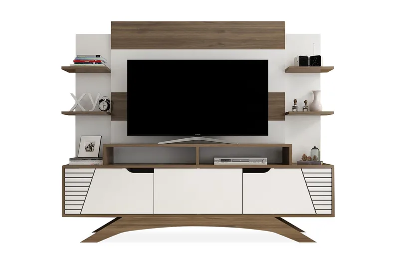 Hejde TV-Möbelset 149 cm - Brun/Vit - Möbler - Vardagsrum - Tv-möbler & mediamöbler - Tv-möbelset