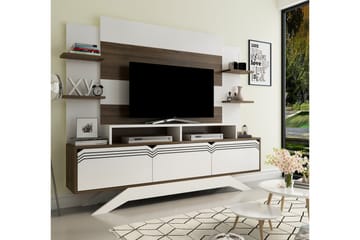 Hejde TV-Möbelset 149 cm - Vit/Brun - Möbler - Vardagsrum - Tv-möbler & mediamöbler - Tv-möbelset