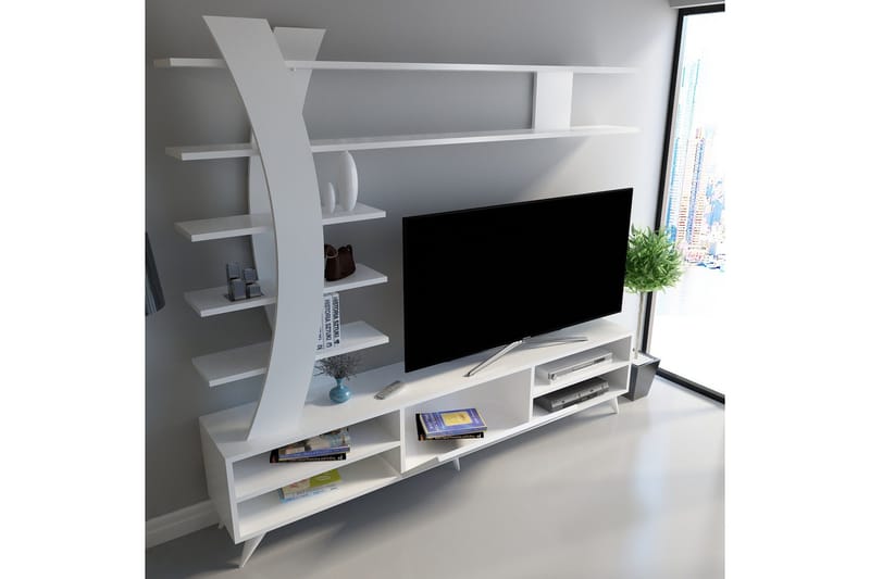 Hejde TV-Möbelset 180 cm - Vit - Möbler - Vardagsrum - Tv-möbler & mediamöbler - Tv-möbelset