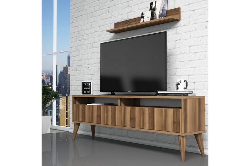 Hoptrup TV-Möbelset 150 cm - Valnöt/Brun - Möbler - Vardagsrum - Tv-möbler & mediamöbler - Tv-möbelset