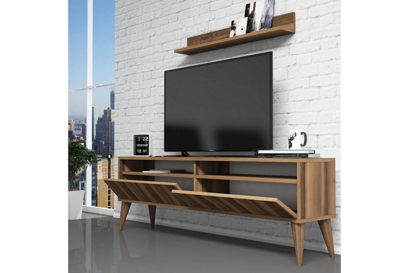 Hoptrup TV-Möbelset 150 cm - Valnöt/Brun - Möbler - Vardagsrum - Tv-möbler & mediamöbler - Tv-möbelset