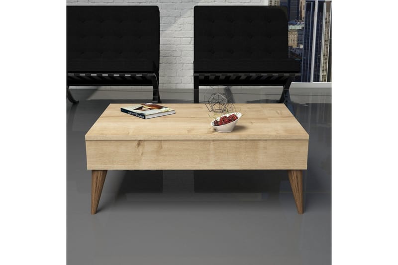 Hoptrup Vardagsrumsset 150 cm - Ek/Brun - Möbler - Vardagsrum - Tv-möbler & mediamöbler - Tv-möbelset