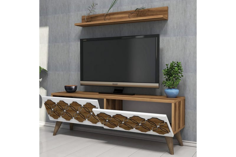 Hovdane TV-Möbelset 120 cm - Brun - Möbler - Vardagsrum - Tv-möbler & mediamöbler - Tv-möbelset