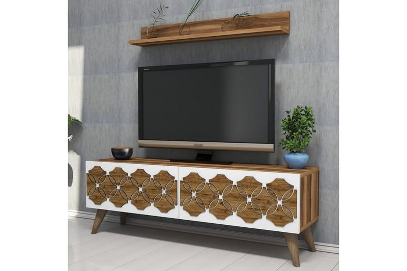 Hovdane TV-Möbelset 120 cm - Brun - Möbler - Vardagsrum - Tv-möbler & mediamöbler - Tv-möbelset