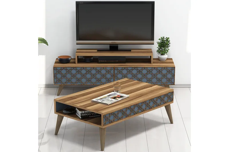 Hovdane TV-Möbelset 140 cm, Brun