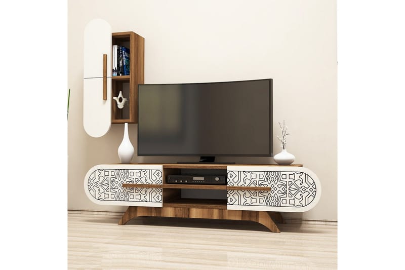 Hovdane TV-Möbelset 145 cm - Brun - Möbler - Vardagsrum - Tv-möbler & mediamöbler - Tv-möbelset