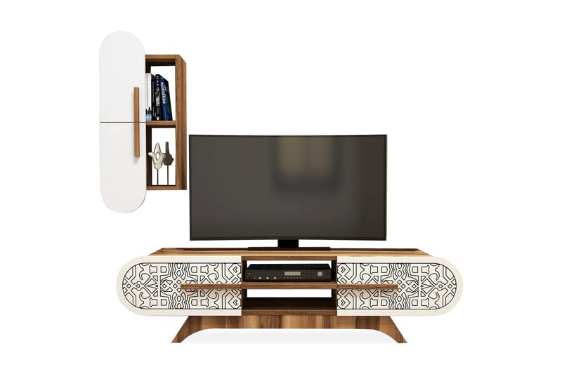 Hovdane TV-Möbelset 145 cm - Brun - Möbler - Vardagsrum - Tv-möbler & mediamöbler - Tv-möbelset