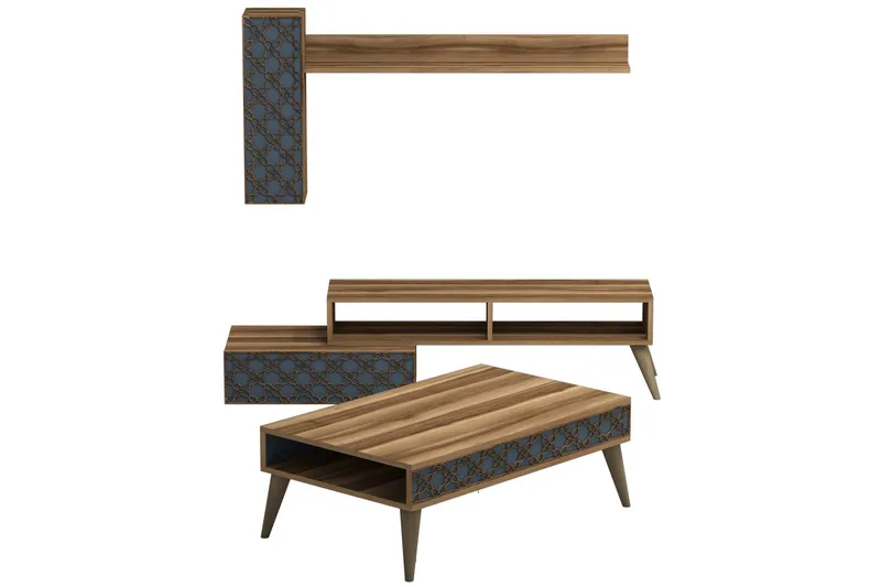 Hovdane TV-Möbelset 150 cm - Brun - Möbler - Vardagsrum - Tv-möbler & mediamöbler - Tv-möbelset