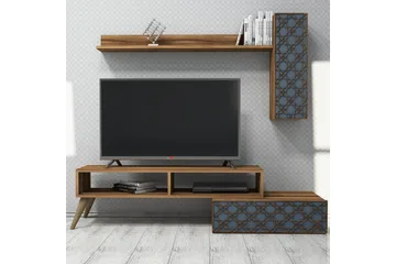 Hovdane TV-Möbelset 150 cm - Brun/Grå - Möbler - Vardagsrum - Tv-möbler & mediamöbler - Tv-möbelset