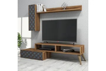 Hovdane TV-Möbelset 150 cm - Brun/Grå - Möbler - Vardagsrum - Tv-möbler & mediamöbler - Tv-möbelset