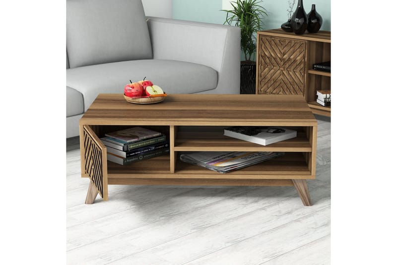 Hovdane TV-Möbelset 160 cm - Ek/Brun - Möbler - Vardagsrum - Tv-möbler & mediamöbler - Tv-möbelset