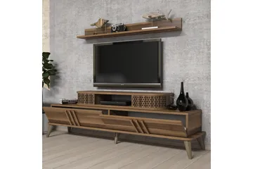 Hovdane TV-Möbelset 168 cm - Brun - Möbler - Vardagsrum - Tv-möbler & mediamöbler - Tv-möbelset