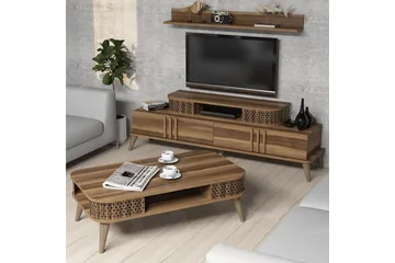 Hovdane TV-Möbelset 168 cm - Brun - Möbler - Vardagsrum - Tv-möbler & mediamöbler - Tv-möbelset