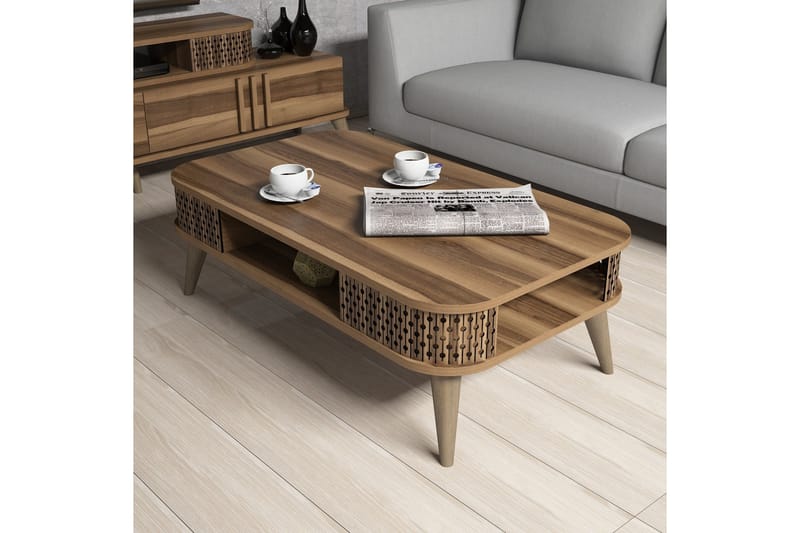 Hovdane TV-Möbelset 168 cm - Brun - Möbler - Vardagsrum - Tv-möbler & mediamöbler - Tv-möbelset