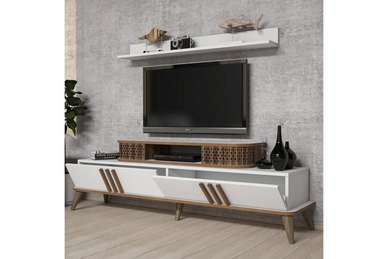 Hovdane TV-Möbelset 168 cm - Vit - Möbler - Vardagsrum - Tv-möbler & mediamöbler - Tv-möbelset