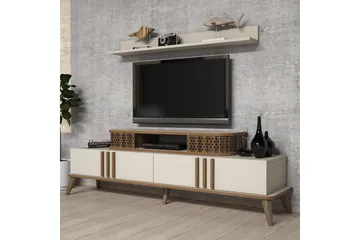 Hovdane TV-Möbelset 168 cm - Vit - Möbler - Vardagsrum - Tv-möbler & mediamöbler - Tv-möbelset