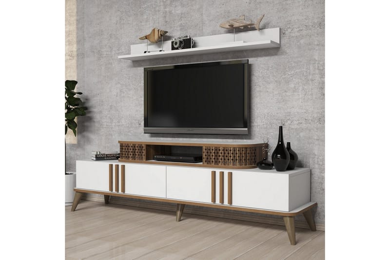 Hovdane TV-Möbelset 168 cm - Vit - Möbler - Vardagsrum - Tv-möbler & mediamöbler - Tv-möbelset