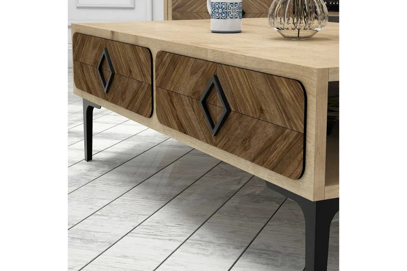 Hovdane TV-Möbelset 180 cm - Brun - Möbler - Vardagsrum - Tv-möbler & mediamöbler - Tv-möbelset