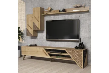 Hovdane TV-Möbelset 180 cm - Brun - Möbler - Vardagsrum - Tv-möbler & mediamöbler - Tv-möbelset