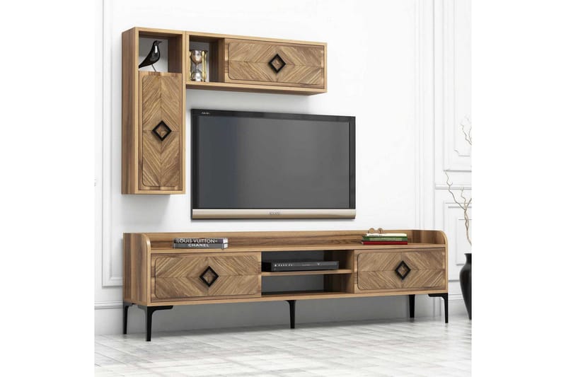Hovdane TV-Möbelset 180 cm - Brun - Möbler - Vardagsrum - Tv-möbler & mediamöbler - Tv-möbelset