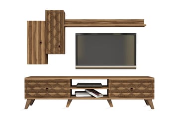 Hovdane TV-Möbelset 180 cm - Mörkbrun - Möbler - Vardagsrum - Tv-möbler & mediamöbler - Tv-möbelset
