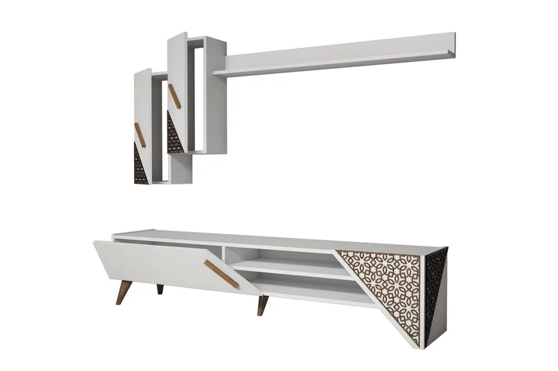 Hovdane TV-Möbelset 180 cm - Vit - Möbler - Vardagsrum - Tv-möbler & mediamöbler - Tv-möbelset