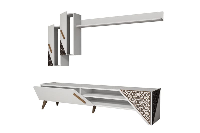 Hovdane TV-Möbelset 180 cm - Vit - Möbler - Vardagsrum - Tv-möbler & mediamöbler - Tv-möbelset