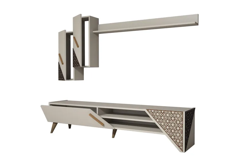 Hovdane TV-Möbelset 180 cm - Vit - Möbler - Vardagsrum - Tv-möbler & mediamöbler - Tv-möbelset