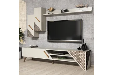 Hovdane TV-Möbelset 180 cm - Vit - Möbler - Vardagsrum - Tv-möbler & mediamöbler - Tv-möbelset