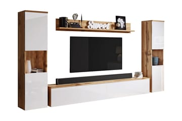 Kanehira Tv-möbelset - Natur/Vit - Möbler - Vardagsrum - Tv-möbler & mediamöbler - Tv-möbelset