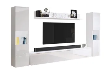 Kanehira Tv-möbelset - Vit - Möbler - Vardagsrum - Tv-möbler & mediamöbler - Tv-möbelset