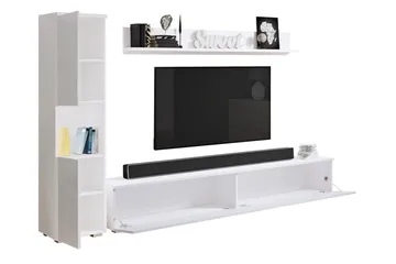 Kanehiro Tv-möbelset - Natur/Vit - Möbler - Vardagsrum - Tv-möbler & mediamöbler - Tv-möbelset