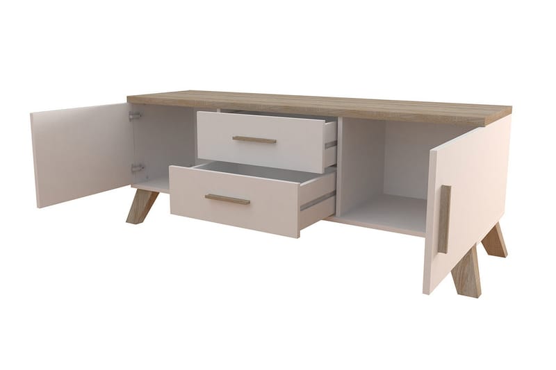 Kardos Tv-möbelset 140 cm - Natur/Svart - Möbler - Vardagsrum - Tv-möbler & mediamöbler - Tv-möbelset