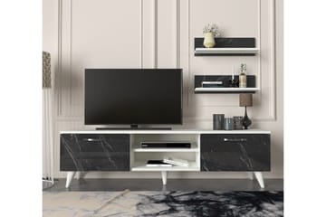 KYRKEBERG TV-Möbelset 150 cm Vit